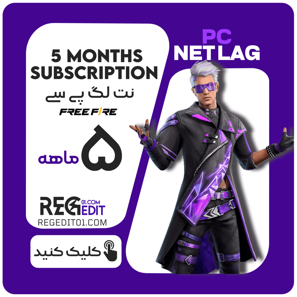 Net-Lag PC - 5 Month Subscription - REGEDIT 01